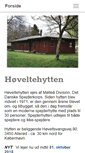 Mobile Screenshot of hoveltehytten.dk